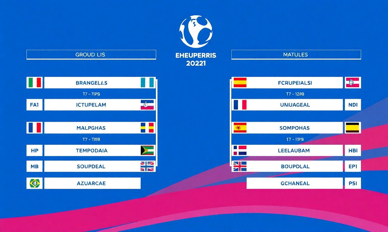 2021年歐洲國家盃比賽日程安排 1 2021