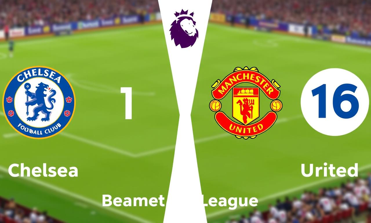 英超:切爾西對陣曼聯的比賽即時比分 2 切爾西