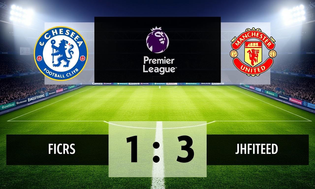 英超:切爾西對陣曼聯的比賽即時比分 3 切爾西
